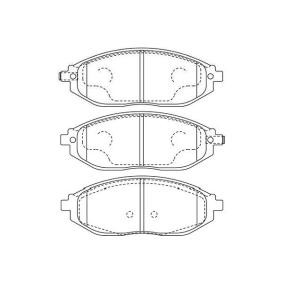 Bremsbeläge BP-1016 von KAVO PARTS günstig für 49,22 € online kaufen
