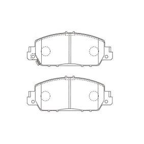 Bremsbeläge des Herstellers KAVO PARTS - Originalware Artikelnummer: BP-2067