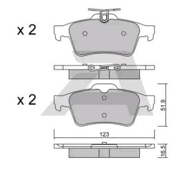 Acquista Kit pastiglie freni da AISIN BPCI-2002 a buon mercato per soli 22,66 €