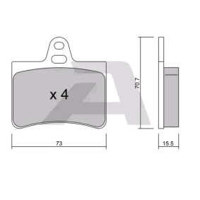 Acquista Kit pastiglie freni da AISIN BPCI-2003 a buon mercato per soli 26,50 €