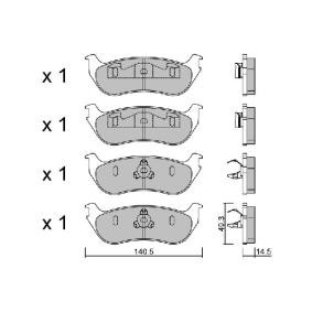 Bremsbeläge für FORD USA von AISIN