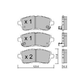 Acquista Kit pastiglie freni da AISIN BPMZ-1002 a buon mercato per soli 34,21 €