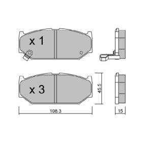 Acquista Kit pastiglie freni da AISIN BPSZ-1000 a buon mercato per soli 35,91 €