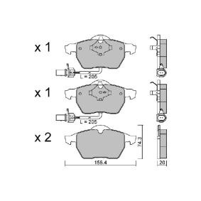 Acquista Kit pastiglie freni da AISIN BPVW-1010 a buon mercato per soli 45,70 €