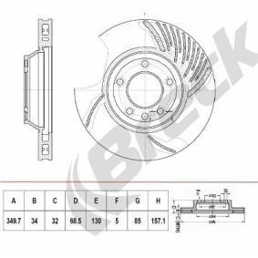 Achetez des Disque de frein BRECK BR 409 VH100 à prix pour 80,01 €