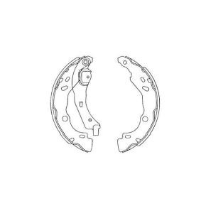 Bremsbackensatz BS-7435 von KAVO PARTS günstig für 51,45 € online kaufen