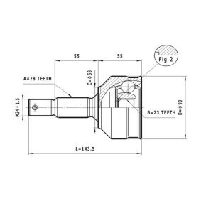 Comprar Juego de articulación, árbol de transmisión de STATIM C.111 a bajo precio de 15,30 €