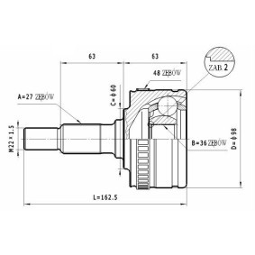 Gelenksatz, Antriebswelle C.214 von STATIM günstig für 28,35 € online kaufen
