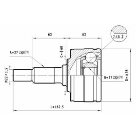 Gelenksatz, Antriebswelle C.218 von STATIM günstig für 30,83 € online kaufen