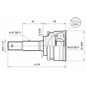 Gelenksatz, Antriebswelle C.514 von STATIM günstig für 28,93 € online kaufen