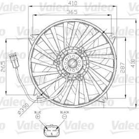 Kühlerlüfter für LANCIA von VALEO