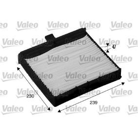 Innenraumfilter 698736 von VALEO günstig für 19,57 € online kaufen