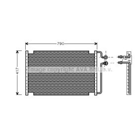 Klimakondensator CT5029 OLDSMOBILE von PRASCO