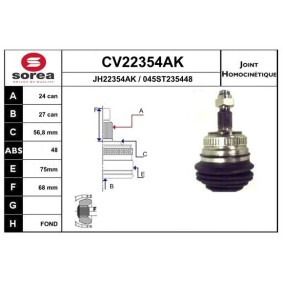 Gelenksatz, Antriebswelle CV22354AK von EAI günstig für 48,35 € online kaufen