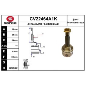 Gelenksatz, Antriebswelle CV22464A1K von EAI günstig für 50,04 € online kaufen