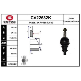 Gelenksatz, Antriebswelle CV22632K von EAI günstig für 49,09 € online kaufen