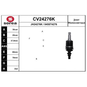Gelenksatz, Antriebswelle CV24276K von EAI günstig für 109,78 € online kaufen