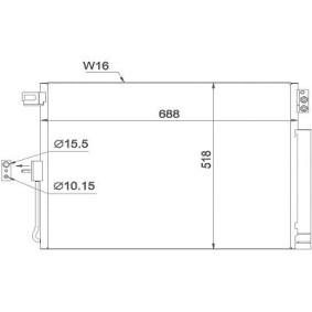 Klimakondensator DCC1649 von DIEDERICHS günstig für 220,65 € online kaufen
