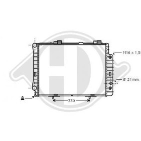 Kühler, Motorkühlung DCM2363 von DIEDERICHS günstig für 141,84 € online kaufen