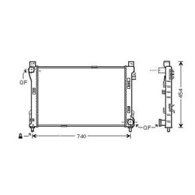 Kühler, Motorkühlung DCM2388 von DIEDERICHS günstig für 124,89 € online kaufen