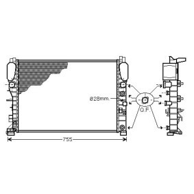 Kühler, Motorkühlung DCM2406 von DIEDERICHS günstig für 148,88 € online kaufen