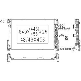 Kühler, Motorkühlung DCM2422 von DIEDERICHS günstig für 243,24 € online kaufen
