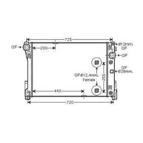 Kühler, Motorkühlung DCM2436 von DIEDERICHS günstig für 177,87 € online kaufen