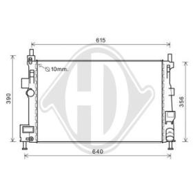 Kühler des Herstellers DIEDERICHS - Originalware Artikelnummer: DCM3120