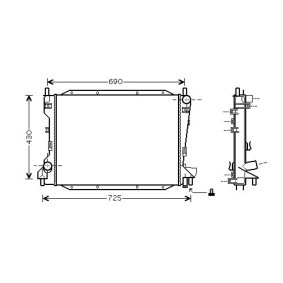 Kühler, Motorkühlung DCM3570 von DIEDERICHS günstig für 141,87 € online kaufen
