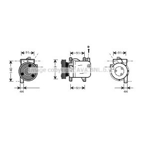 Klimakompressor DNK001 von PRASCO günstig für 1011,83 € online kaufen