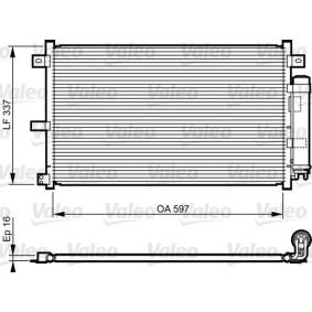 Achetez des Condenseur, climatisation VALEO 814227 à prix pour 190,66 €