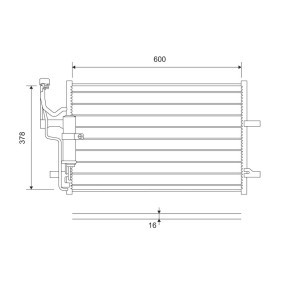 Achetez des Condenseur, climatisation VALEO 814265 à prix pour 151,11 €