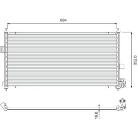 Klimakondensator 818026 von VALEO günstig für 515,59 € online kaufen