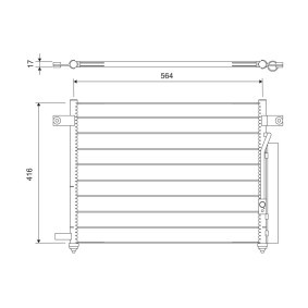 Acquista Condensatore climatizzatore da VALEO 818061 a buon mercato per soli 107,12 €