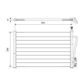 Achetez des Condenseur, climatisation VALEO 818195 à prix pour 121,42 €