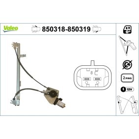 Compre Elevador de vidro da VALEO 850318 a um preço baixo por 104,34 €