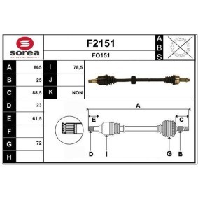 Compre Veio de transmissão da SNRA F2151 a um preço baixo por 121,35 €