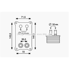 Ölkühler FD3623 von PRASCO günstig für 53,52 € online kaufen
