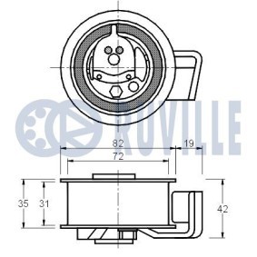 Spannarm, Keilrippenriemen 55120 von RUVILLE günstig für 57,12 € online kaufen