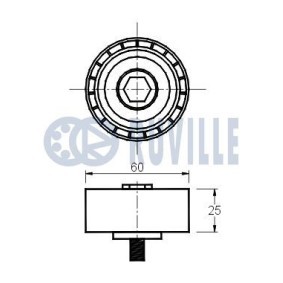 Spannarm, Keilrippenriemen 55143 von RUVILLE günstig für 109,65 € online kaufen