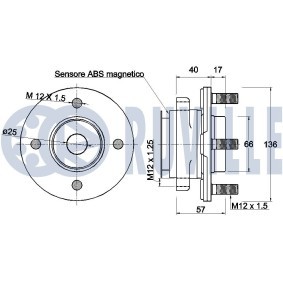 Spannrolle, Keilrippenriemen 55577 von RUVILLE günstig für 30,76 € online kaufen