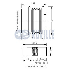 Spannrolle, Zahnriemen 56622 von RUVILLE günstig für 28,28 € online kaufen