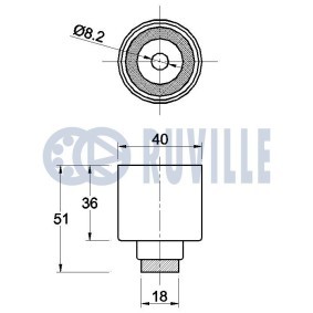 Radlagersatz 8109 von RUVILLE günstig für 42,72 € online kaufen