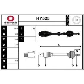 Antriebswelle HY525 von SERA günstig für 225,25 € online kaufen
