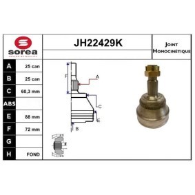 Gelenksatz, Antriebswelle JH22429K von SNRA günstig für 102,59 € online kaufen