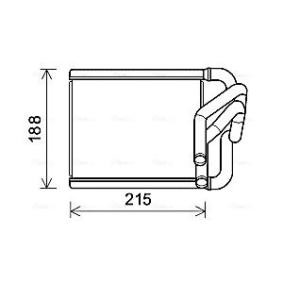 Compre Radiador de calefacción de AVA COOLING SYSTEMS online para Rio III Furgón / Hatchback (UB) a precios moderados