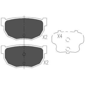 Acquista Pastiglie dei freni da KAVO PARTS online per Bluebird Coupe (910) a prezzi moderati