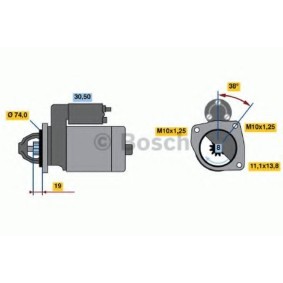 Anlasser 0 986 014 991 von BOSCH günstig für 123,58 € online kaufen