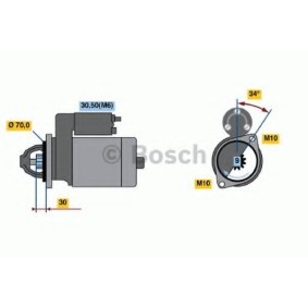 Anlasser 0 986 020 350 von BOSCH günstig für 152,77 € online kaufen