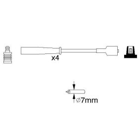 Comprar Juego de cables de encendido de BOSCH 0 986 356 961 a bajo precio de 27,93 €